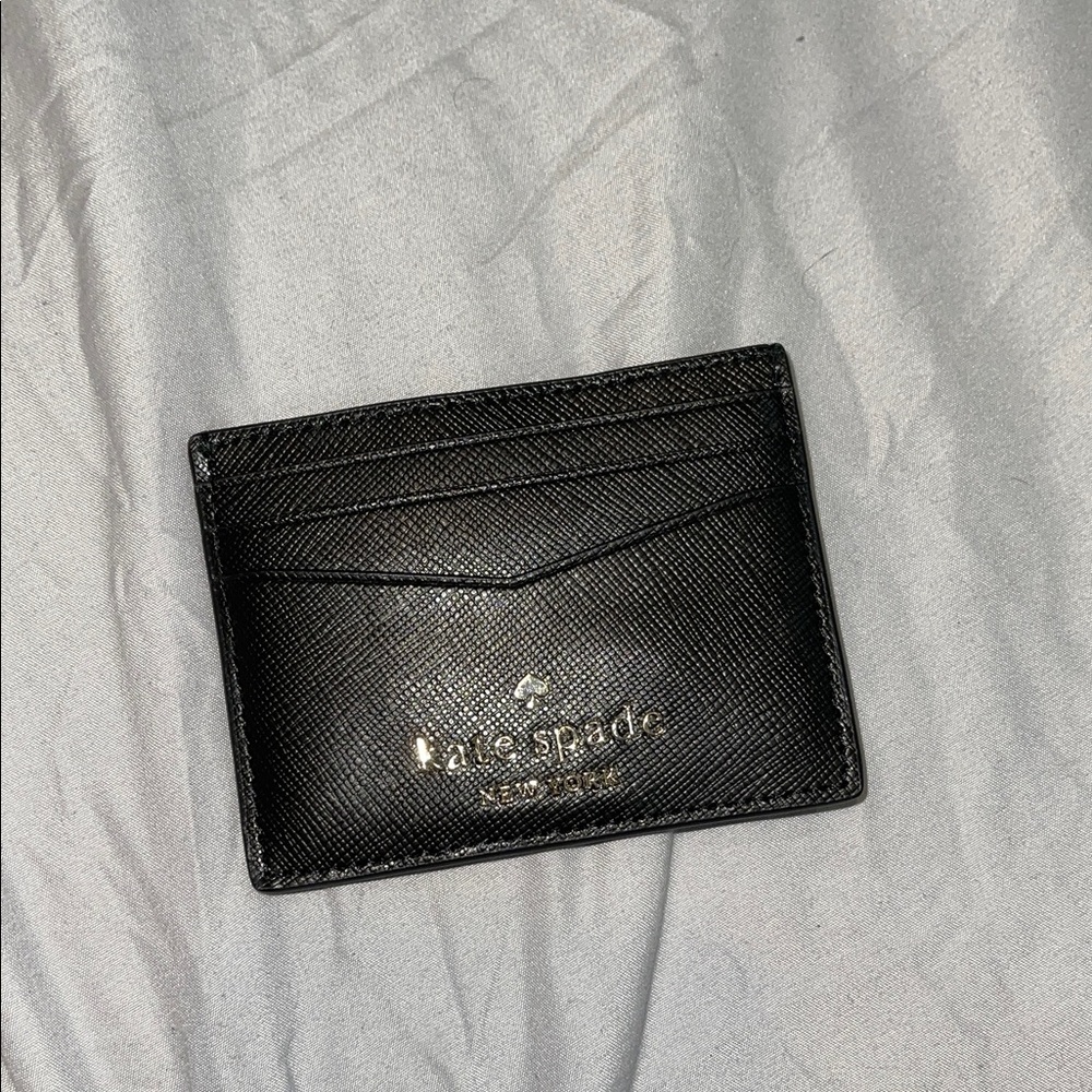 Kate Spade Elegant Black Card Holder